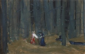 Illustration du Conte de la princesse morte et des sept chevaliers
