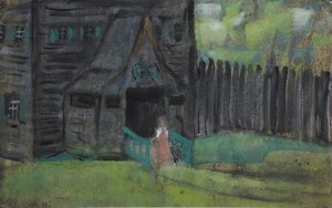 Illustration du Conte de la princesse morte et des sept chevaliers - Sergei Vasilievich Malyutin