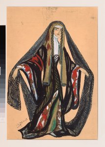 Costume préparatoire pour la pièce de théâtre "Le triomphe des États" de A. Bobrishchev-Pouchkine