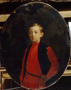 Portrait du tsarévitch Nicolas Alexandrovitch de Russie 1843-1865 - Sergey Konstantinovich Zaryanko