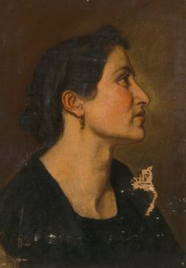 Femme de profil - Severin Falkman