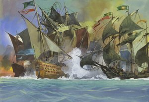 Bataille navale non identifiée - Severino Baraldi