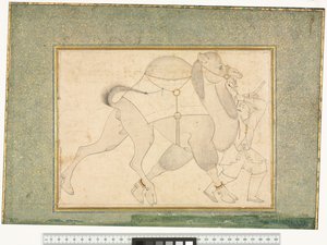 Chameau et palefrenier, vers 1545-1576