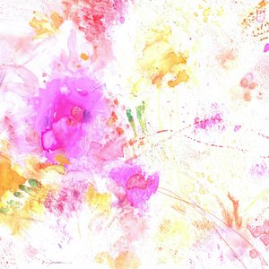 Fleurs abstraites aux couleurs vives