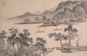 Paysage avec Voiliers - Shen Zhou