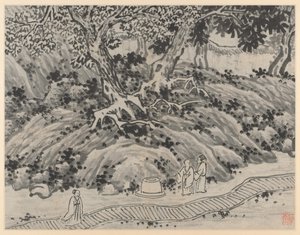 Douze Vues de la Colline du Tigre, Suzhou : La Source du Fou