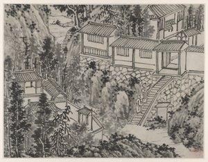 Douze vues de la colline du Tigre, Suzhou : Le Retraite des Pins, après 1490
