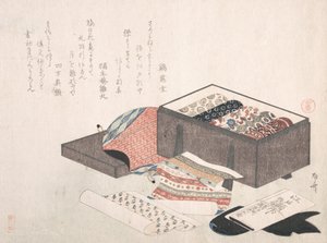 Boîte avec draperies, 19ème siècle - Shinsai