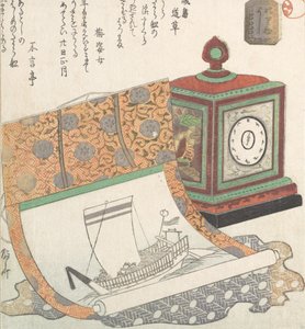 Horloge de table et Kakemono d