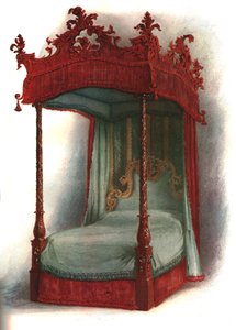 Lit en acajou, 1906