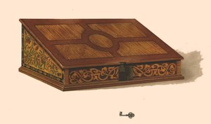 Boîte incrustée de chêne, 1904 - Shirley Charles Llewellyn Slocombe