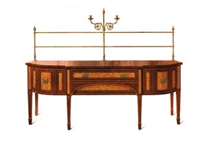 Buffet en bois de satin et acajou, 1907-1908 - Shirley Charles Llewellyn Slocombe