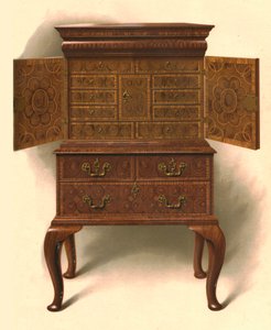 Cabinet en noyer, 1906