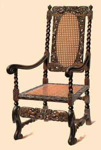 Chaise en noyer, 1905