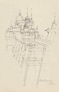 Eastbourne Pier, vers 1950 - Shirley Markham