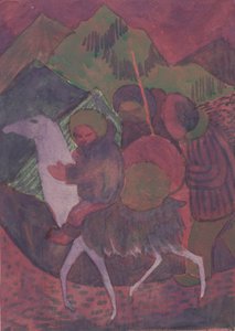Figure sur un cheval, c1950 - Shirley Markham