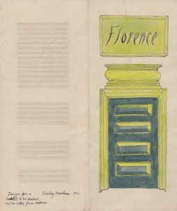 Dépliant de Florence, 1952