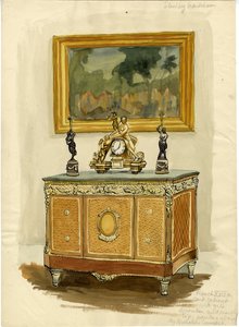 Cabinet français du XVIIIe siècle, vers 1950 - Shirley Markham