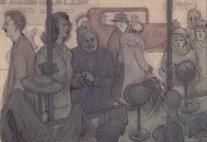 Vitrine de Magasin de Chapeaux, vers 1952