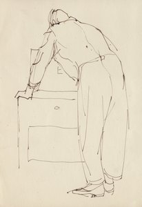 Homme se penchant - Shirley Markham