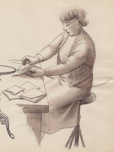 Femme repassant, 1951