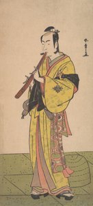 Ichikawa Bennosuke en tenue de Komuso, vers 1788 - Shunsho