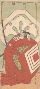 Ichikawa Danjuro V dans un rôle de Shibaraku, vers 1779