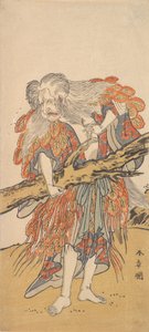 Le 5e Ichikawa Danjuro dans le rôle de Yamauba, 12ème mois, 1775