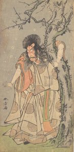 Le cinquième Ichikawa Danjuro en noble de cour Kuge - Shunsho