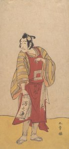 Le cinquième Ichikawa Danjuro en homme debout, vers 1775