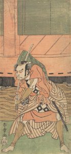 Le premier Nakamura Nakazo en samouraï, vers 1770