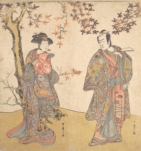 Le deuxième Ichikawa Monnosuke en homme désarmé, probablement 1778 - Shunsho