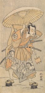 Le deuxième Nakamura Juzo en samouraï, 1773 ou 1774