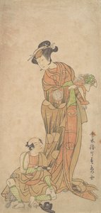 Le deuxième Yamashita Kinsaku dans le rôle de Shigenoi, été 1772