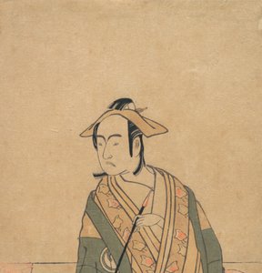 Le troisième Sawamura Sojuro dans le rôle de Soga no Juro, vers 1779