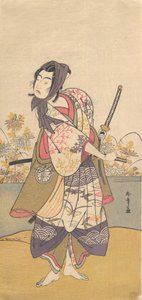 Le troisième Segawa Kikunojo dans le rôle de Soga no Goro Tokimune, 2ème mois, 1785 - Shunsho