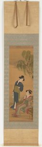 Deux femmes sous un saule - Shunsho