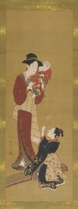 Femme, un bébé et une jeune fille, 1726-1868