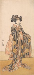 Yoshizawa Iroha en tant que femme Tomoe Gozen debout sur la rive