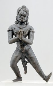 Divinité démoniaque, culture de Lopburi (bronze) - Siamese School
