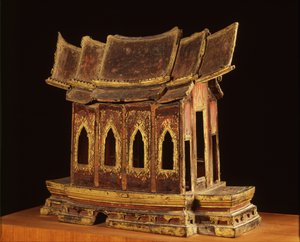 Modèle de temple de la période Ayutthaya