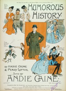 Histoire humoristique, dessins animés sur la couverture d