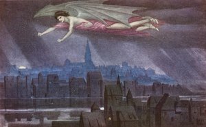 La Légende dorée : Lucifer survolant la ville - Sidney Meteyard
