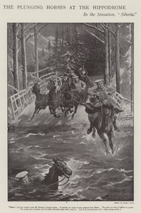 Chevaux plongeants en Sibérie, une performance à l
