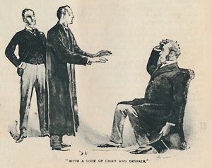 Avec un regard de chagrin et de désespoir, 1892 - Sidney Paget