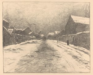 Rue enneigée - Siebe Johannes ten Cate