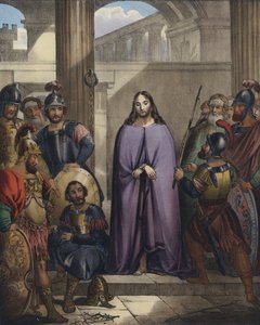 Les soldats romains se moquent de Christ