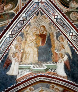 Couronnement de la Vierge Fresque de la chapelle de la Vierge réalisée par l