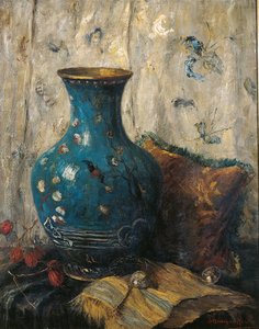 Vase bleu