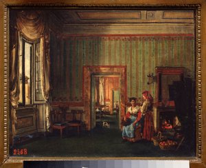 Intérieur de la maison du prince Alexandre Galitzine à Rome (Italie)
